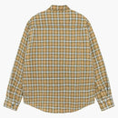 Stussy Plaid Matthew Printed Shirt Gold
