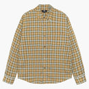 Stussy Plaid Matthew Printed Shirt Gold