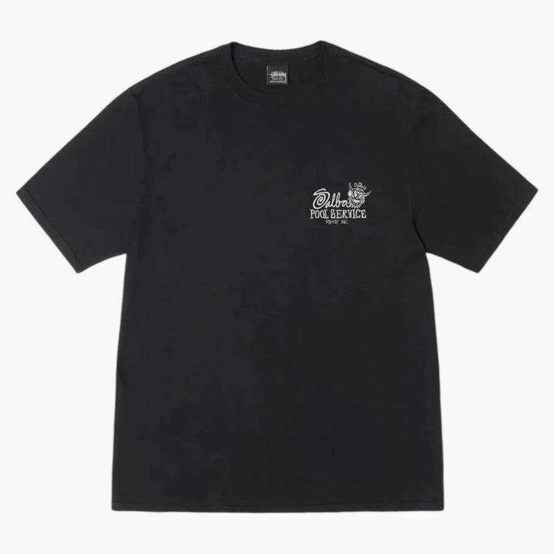 Stussy Pool Service Pigment färgat te svart