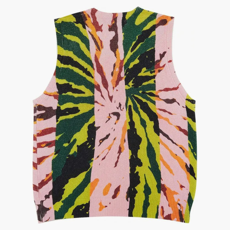 Stussy Printed Sweater Vest Pink