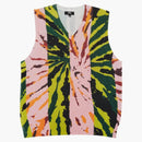 Stussy Printed Sweater Vest Pink