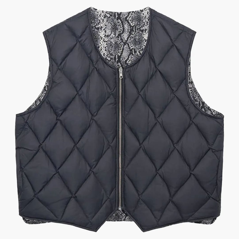 Stussy Python Reverzibilní vesta kost