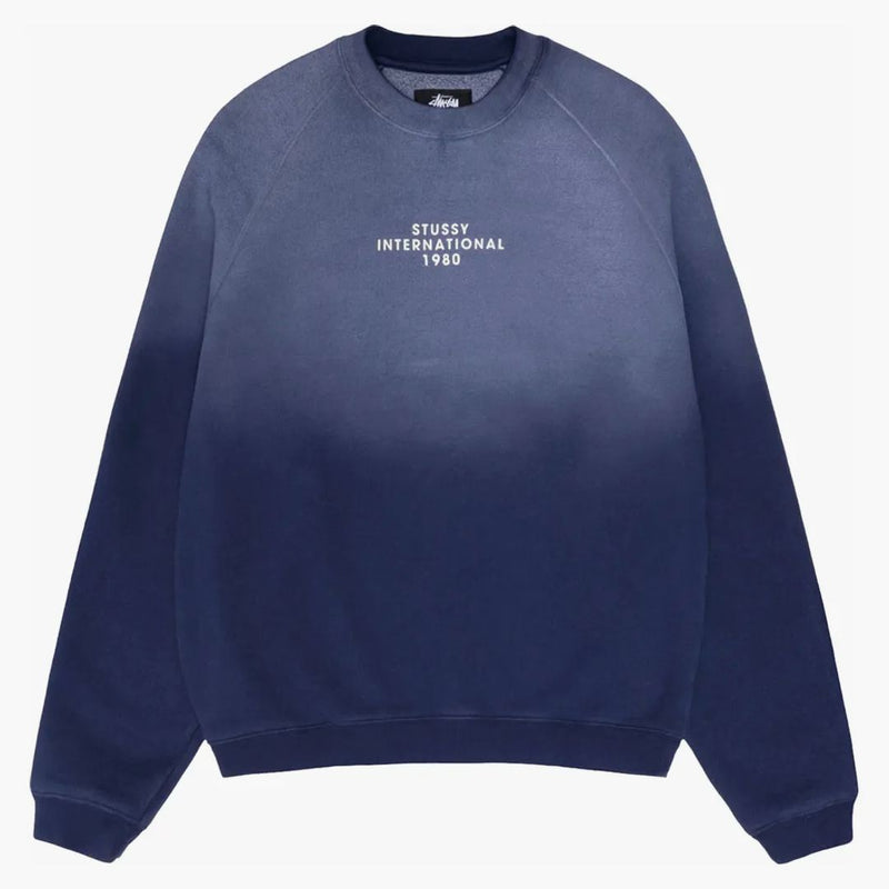 Stussy Raglan Sleeve Crew Navy
