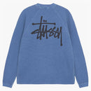 Stussy Raglan Thermal L/S Crew Blue