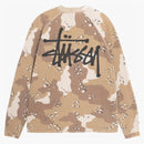 Stussy Raglan Thermal L/s Crew Desert Camo