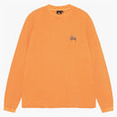 Stussy raglan thermal l/s crew orange