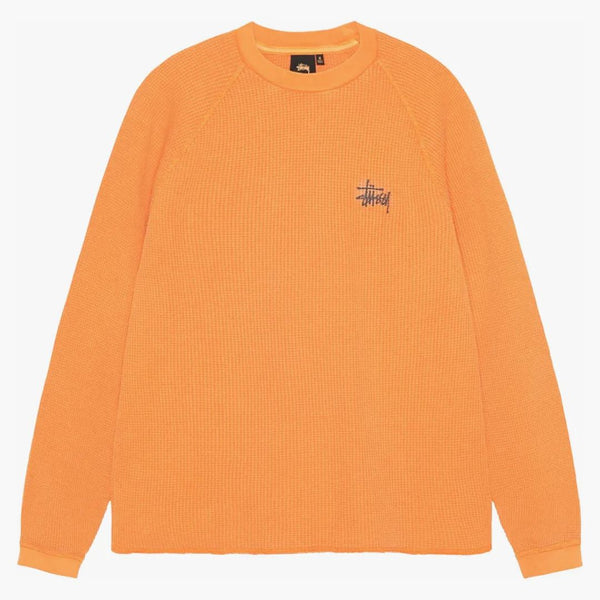 Stussy Raglan Thermal L/S posádka oranžová