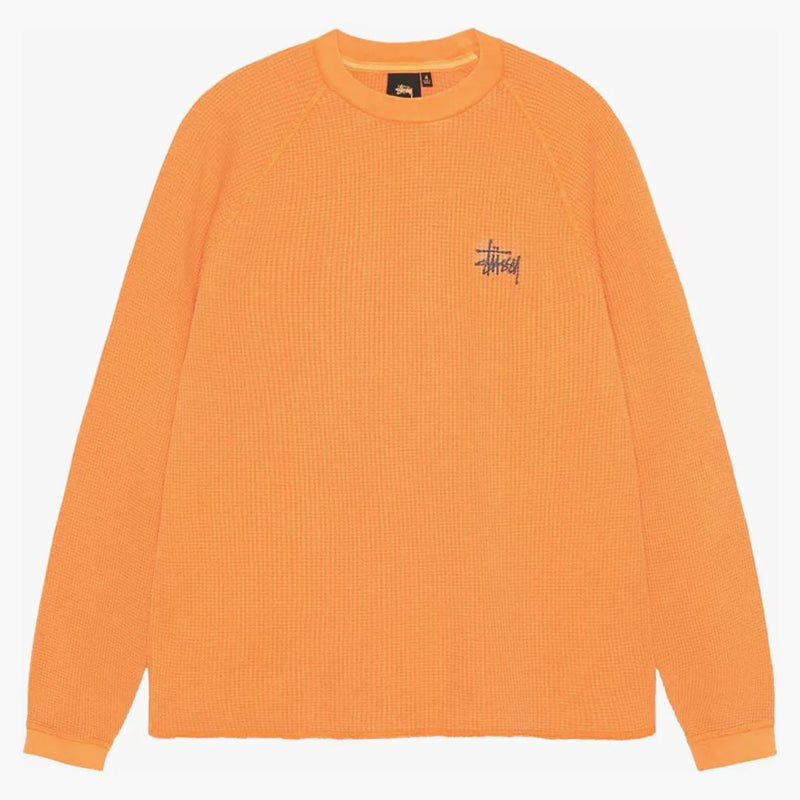 Stussy Raglan Thermal L/S posádka oranžová