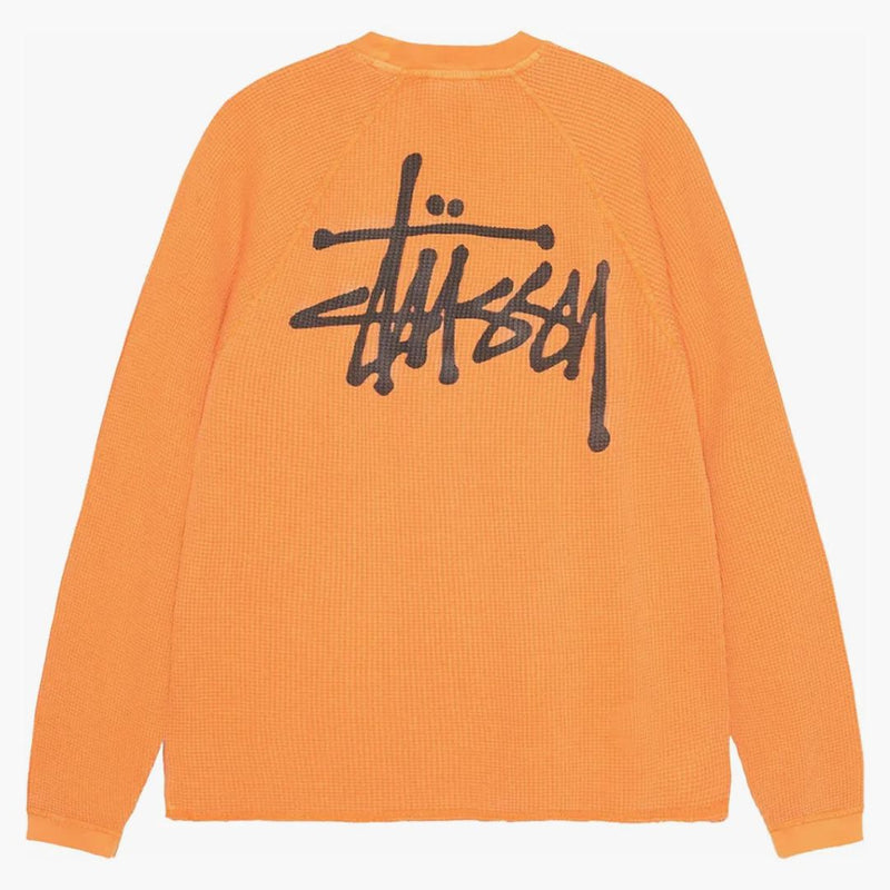 Stussy Raglan Thermal L/S posádka oranžová
