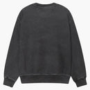 Stussy Rasta Lion Pigment Dyed Crew Black