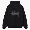 Stussy Refracted Zip Hoodie Black