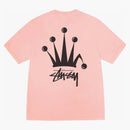 Stussy Regal Crown Pigment Dyed T-shirt Coral