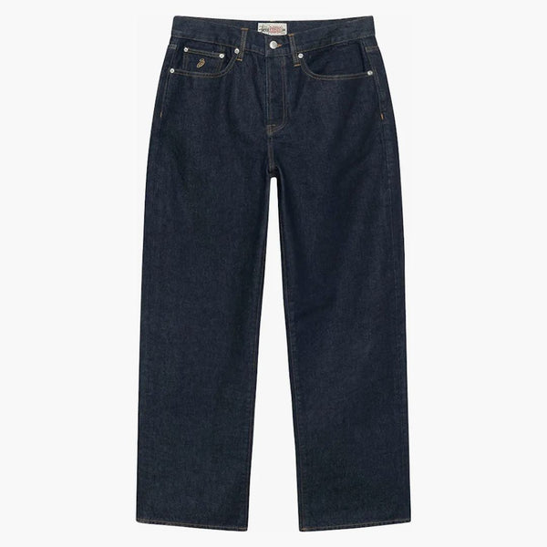 Stussy uvolněný džínovina Jean propláchl indigo