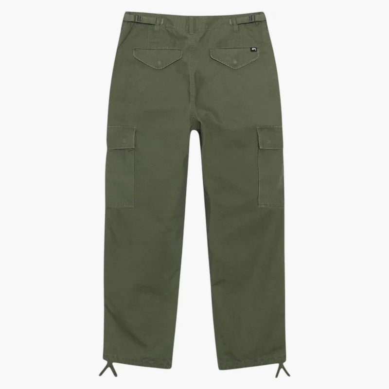 Stussy Ripstop vojenské nákladní kalhoty (SS25) Olive Green