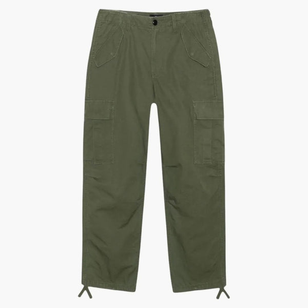 Stussy Ripstop vojenské nákladní kalhoty (SS25) Olive Green