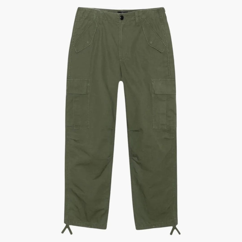 Stussy Ripstop vojenské nákladní kalhoty (SS25) Olive Green