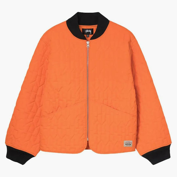 Stussy S prošívaná vložka sako oranžová