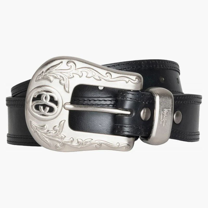 STUSSY SS-Link Cowboy Belt Black