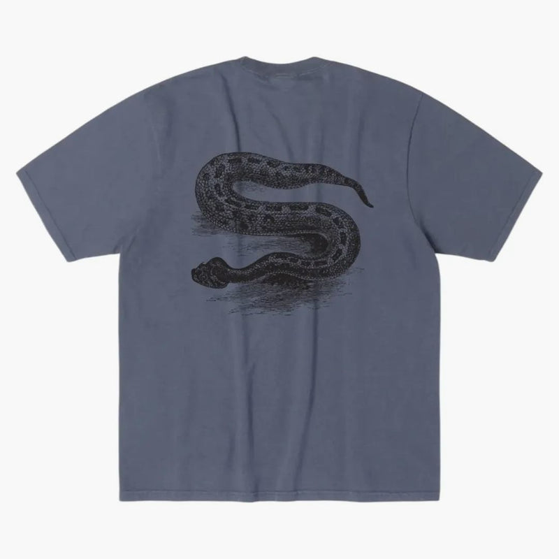 Stussy Serpent Pigment Dyed Tee Navy
