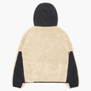 Stussy Sherpa Paneled Hooded Jacket Beige