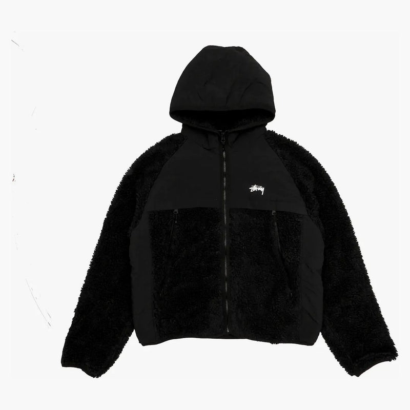 Stussy Sherpa obložená kapucí bunda