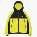 Stussy Sherpa Paneled Hooded Jacket Lime