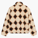 Stussy Sherpa Reversible Diamond Jacket Tan