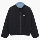 Stussy Sherpa Reversible Jacket Light Denim