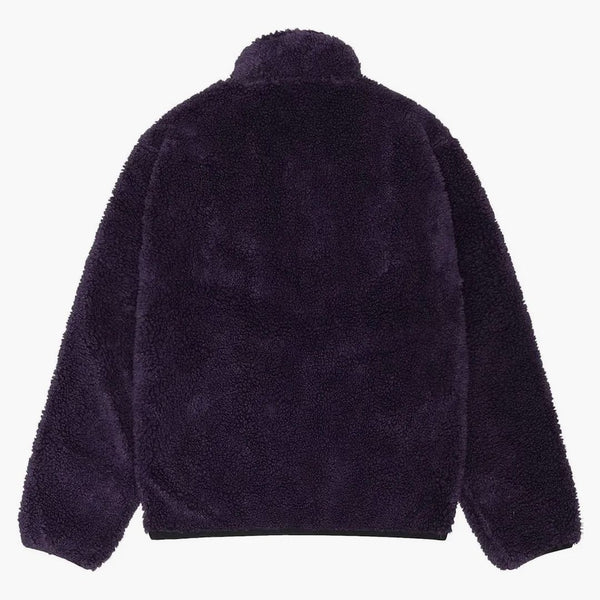 Stussy Sherpa Reverzibilní bunda fialová