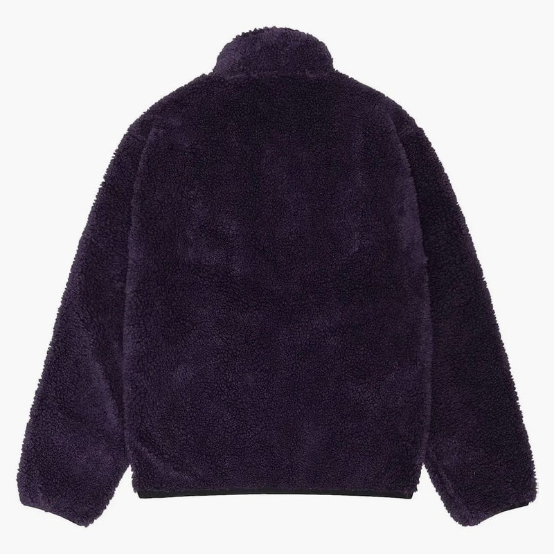 Stussy Sherpa Reverzibilní bunda fialová