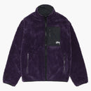 Stussy Sherpa Chaqueta reversible Purple