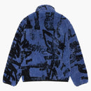 Stussy Sherpa Reversible Stamp Jacket Blue