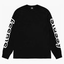 Stussy Sideways L/s Tee Black