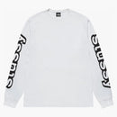 Stussy Sideways L/S TEE White