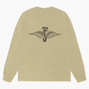 Stussy Skull Wings L/s Pigment Dyed Tee Elm