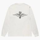 Stussy Skull Wings L/s Pigment Dyed Tee Natural