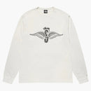 Stussy Skull Wings L/s Pigment Dyed Tee Natural