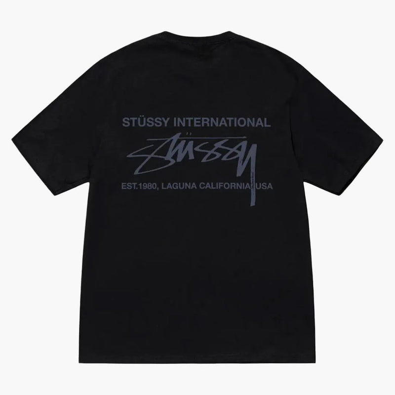 Stussy Smooth International T-Shirt Black