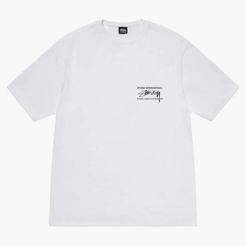 Stussy Smooth International tričko bílé
