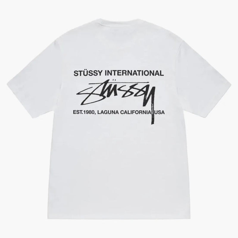 Stussy Smooth International tričko bílé