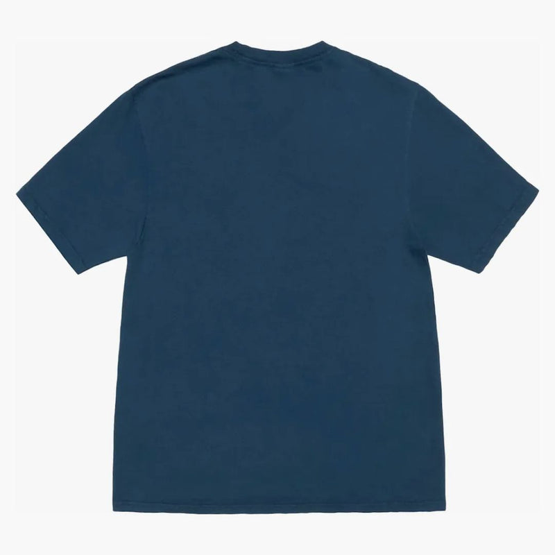 Stussy Hladké pigmentové pigment obarvené čajové námořnictvo