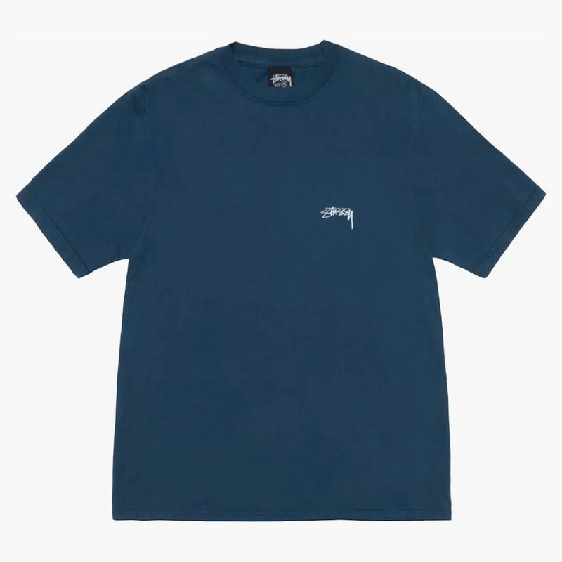 Stussy Hladké pigmentové pigment obarvené čajové námořnictvo