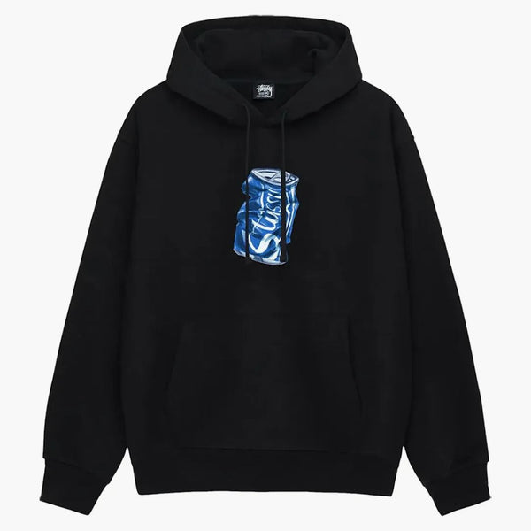 Stussy Soda Can Hoodie Black