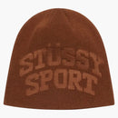 Stussy Sport Deboss Skullcap Brown