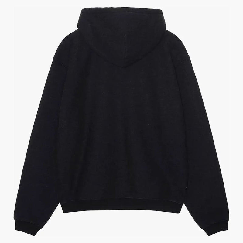 Stussy Sport Zip Hoodie Washed Black