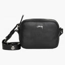 Stussy SS Link Leather Side Pouch Black