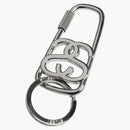 Stussy Ss Link Twist Carabiner Brushed Nickel