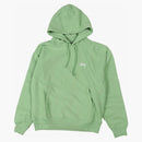 Stussy Stock Logo Hoodie Zephyr Green