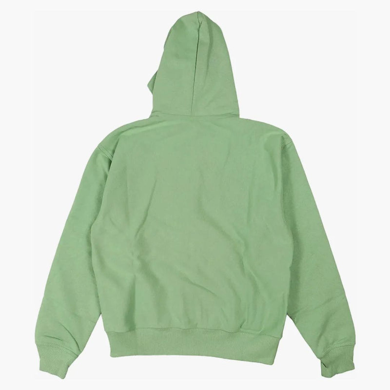 Stussy Stock Logo Zip Hoodie Zephyr Green