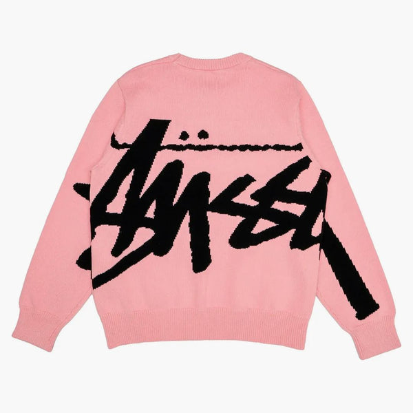 Stussy Stock svetr růžový